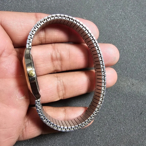 Citizen Ladies Quartz Cocktail Watch Silver Gold Tone 1012-R000887 Working - Picture 6 of 10